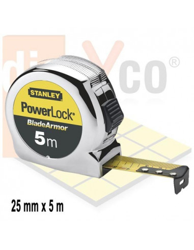 Flexómetro Stanley Powerlock Blade Armor ref. 0-33-514
