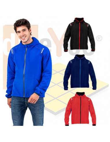 Chaqueta cortavientos Sparco mod. Wilson RED 