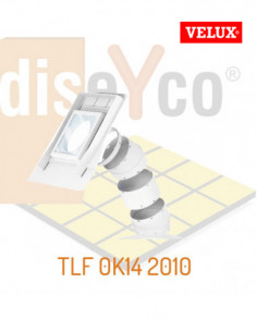 Tubo solar cubierta inclinada techo plano TLF 0K14 2010