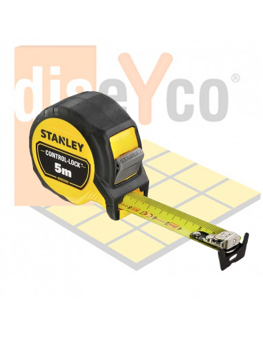 Flexómetro CONTROL-LOCK STANLEY® 5m x...