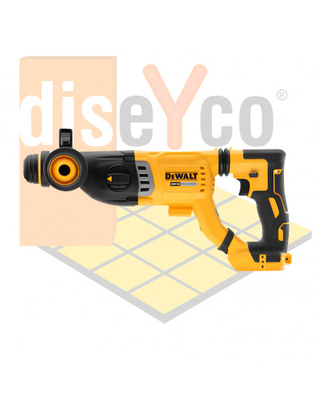 Martillo Electroneumático DeWALT modelo DCH263P1-XR SDS PLUS® 18V LI-ION 5Ah