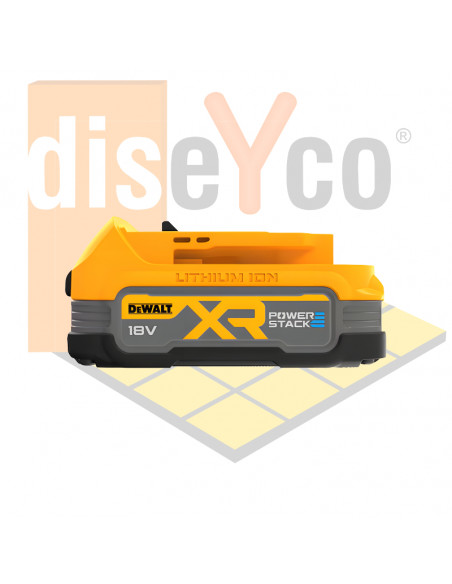 Batería de carril compacta DeWALT 18V POWERSTACK DCBP034-XJ