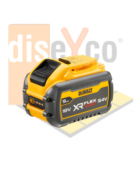 Batería de Carril DeWALT XR 18V/54V 9Ah LI-ION