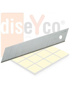 Hoja de cutter Stanley Fatmax 18 mm blister 10 uds ref. 2-11-718