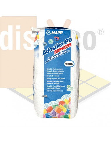 Adesilex P9 Express blanco saco 20 kg.