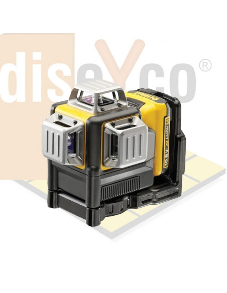 Nivel Laser 3 lineas 360º con batería Li-ION XR 10,8V