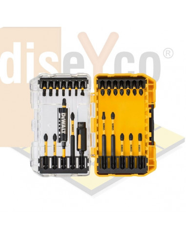 Set 25 piezas en estuche tipo Tough Case - FlexTorq DT70730T