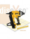Clavadora de hormigon XR 18V DeWALT + 20.100 clavos CPROF530