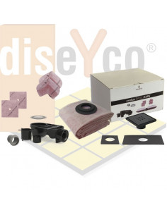 Sistema de ducha Evolux puntual Dark - Guru