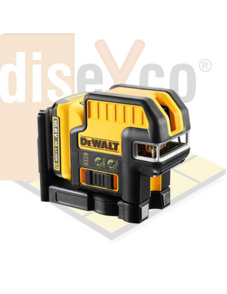 Comprar Laser de línea DeWALT DCE0822D1G 2 puntos cruz verde