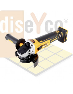 Mini Amoladora DeWALT modelo XR 18V DCG406N