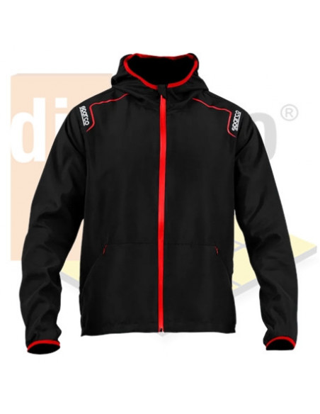 Chaqueta cortavientos Sparco mod. Wilson BLACK NR Negra