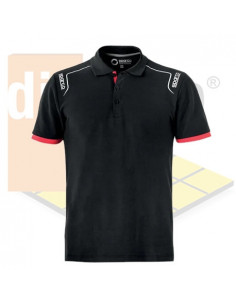 Polo Sparco mod. Portland BLACK NR Negro