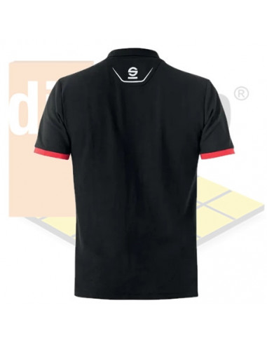 Polo Sparco mod. Portland BLACK NR Negro