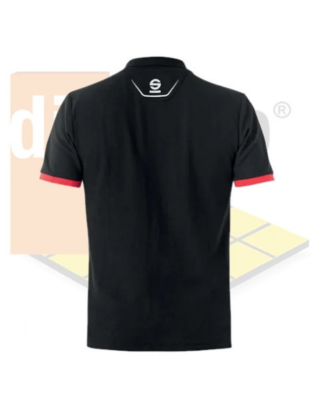 Polo Sparco mod. Portland BLACK NR Negro