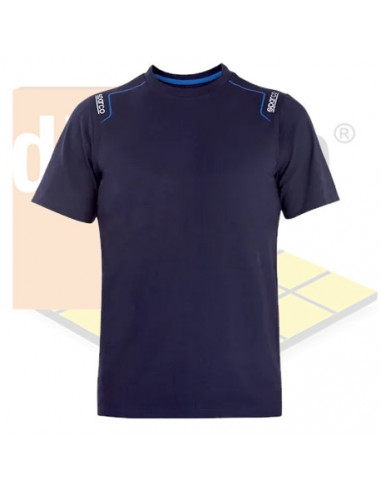 Camiseta Sparco mod. Trenton NAVY BM Azul Marino