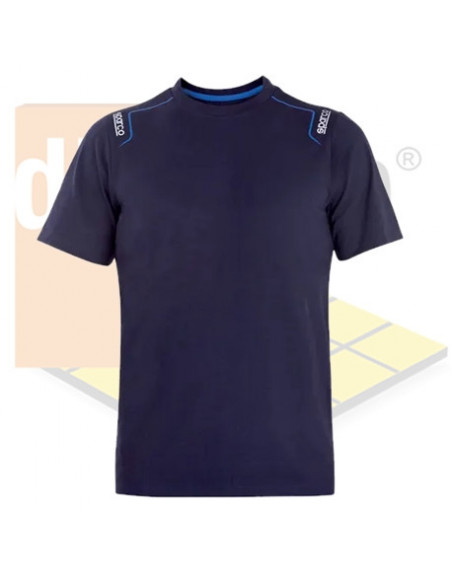 Camiseta Sparco mod. Trenton NAVY BM Azul Marino