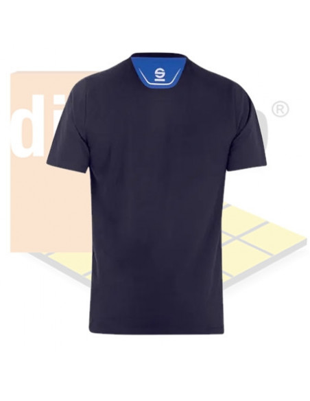 Camiseta Sparco mod. Trenton NAVY BM Azul Marino